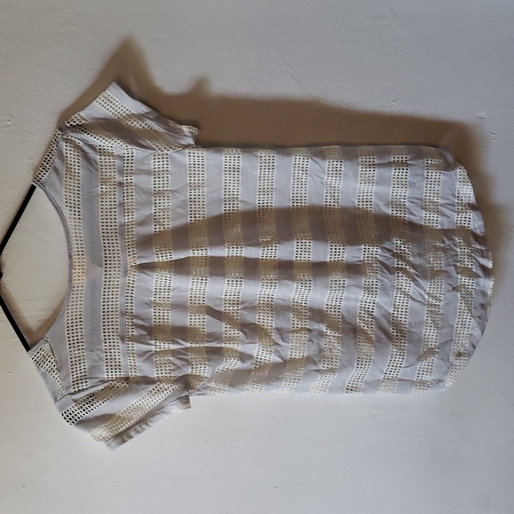 Converse | Light Blue + White Mesh t-shirt | XS | NWOT - Picture 3 of 3